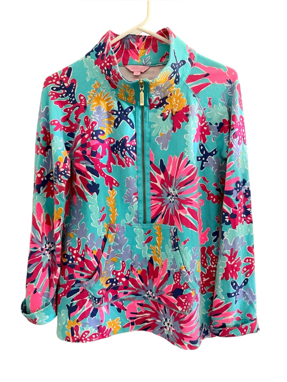 Lilly Pulitzer Zip Up Popover Jacket
